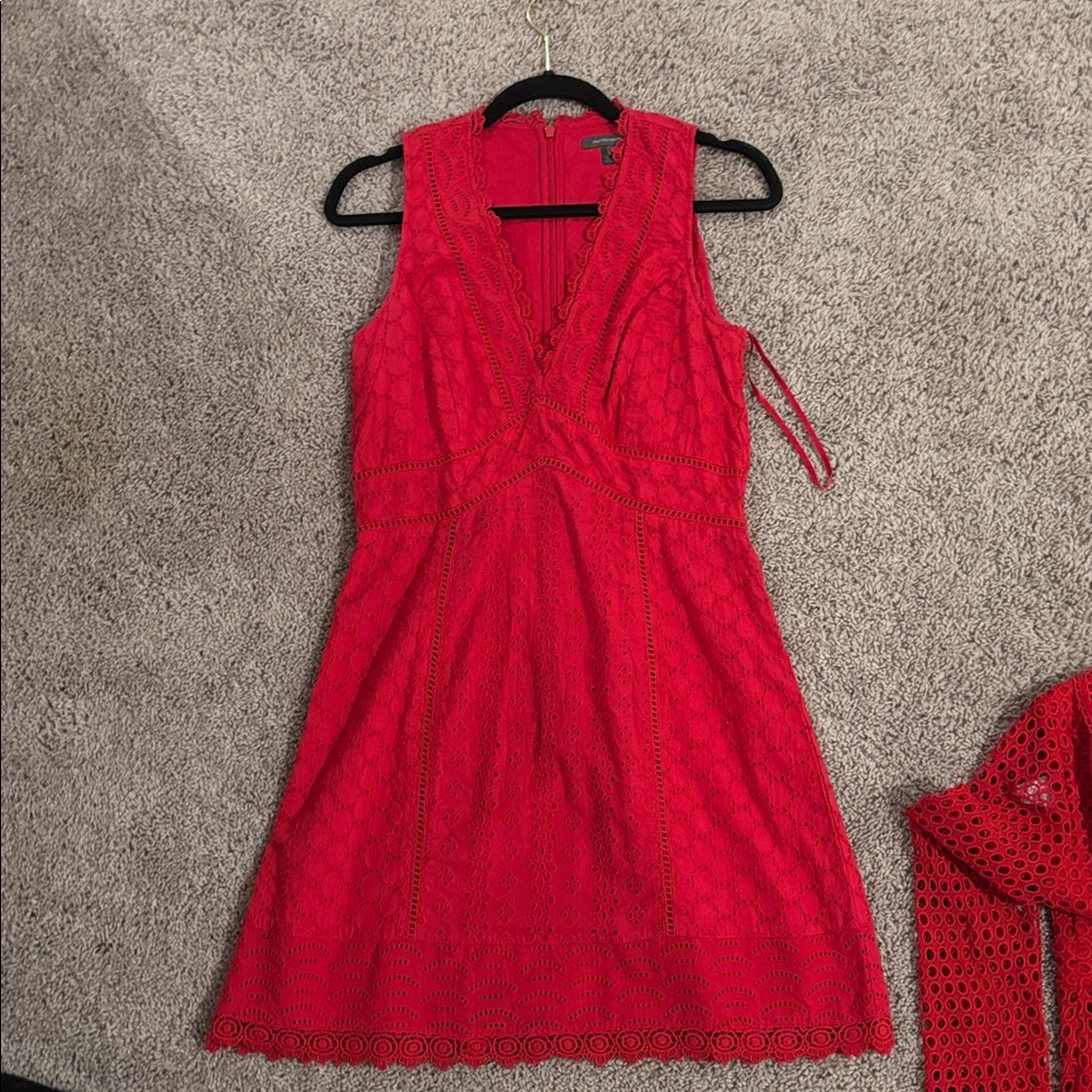 French Connection Vibrant Red Mini Dress